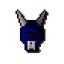 Blue halloween mask