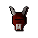 Red halloween mask