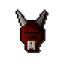 Red halloween mask