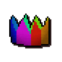 Rainbow partyhat