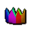 Rainbow partyhat