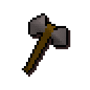 Steel battleaxe