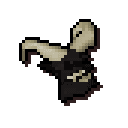 Black demon mask