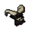 Black demon mask