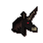 Black unicorn mask