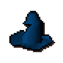 Blue wizard hat