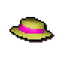 Pink boater
